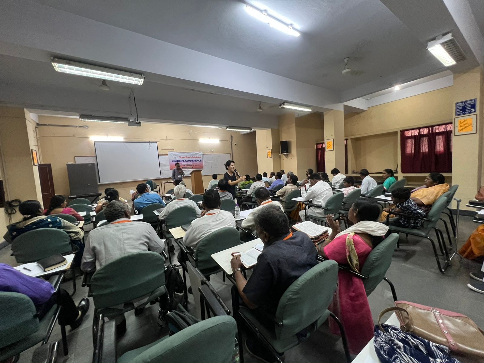 Students in training