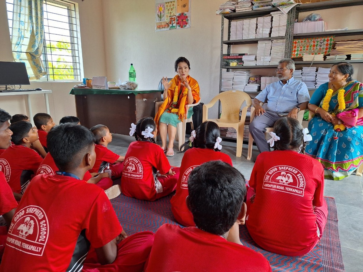 Students in training