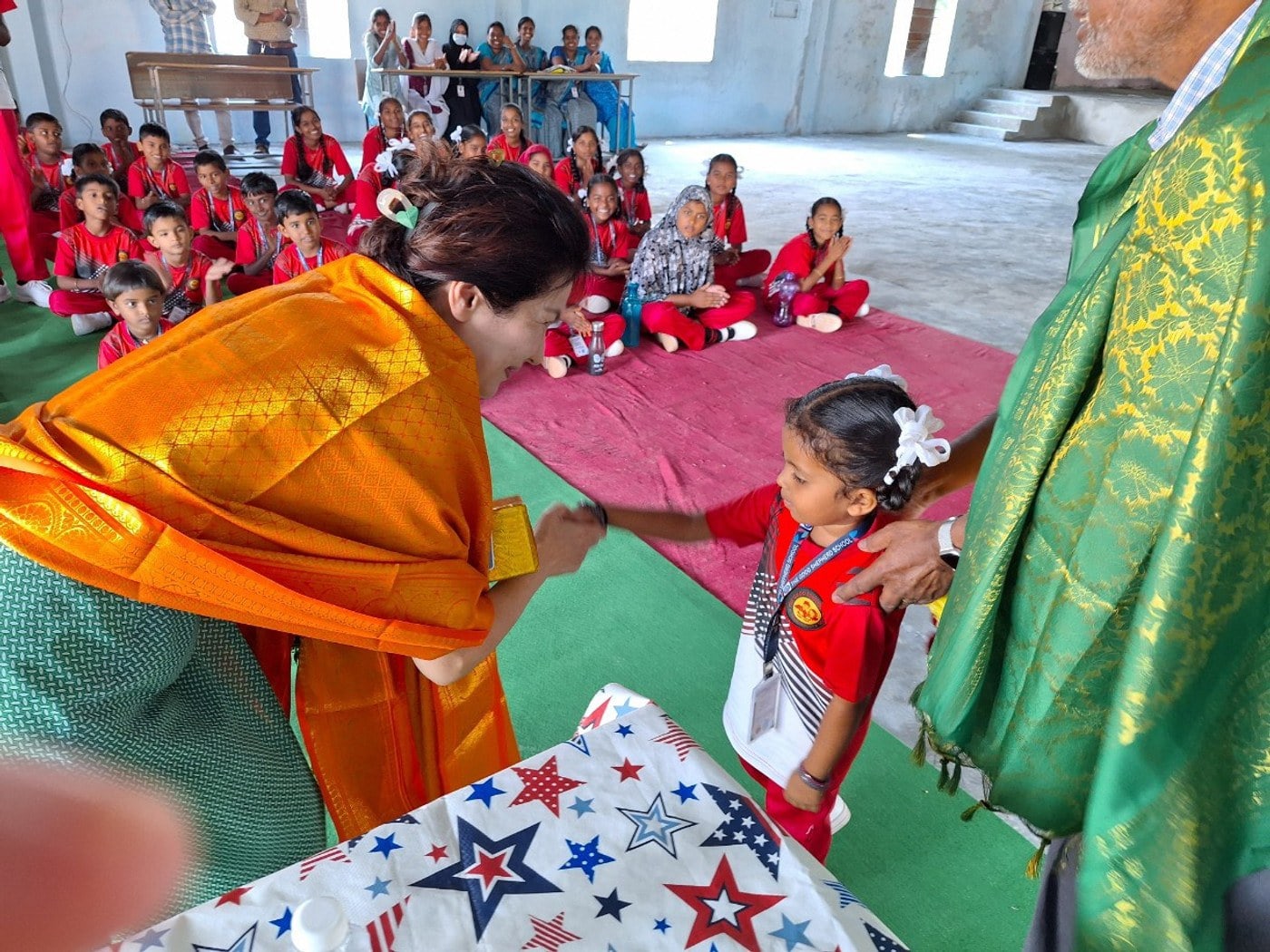 Children during a service